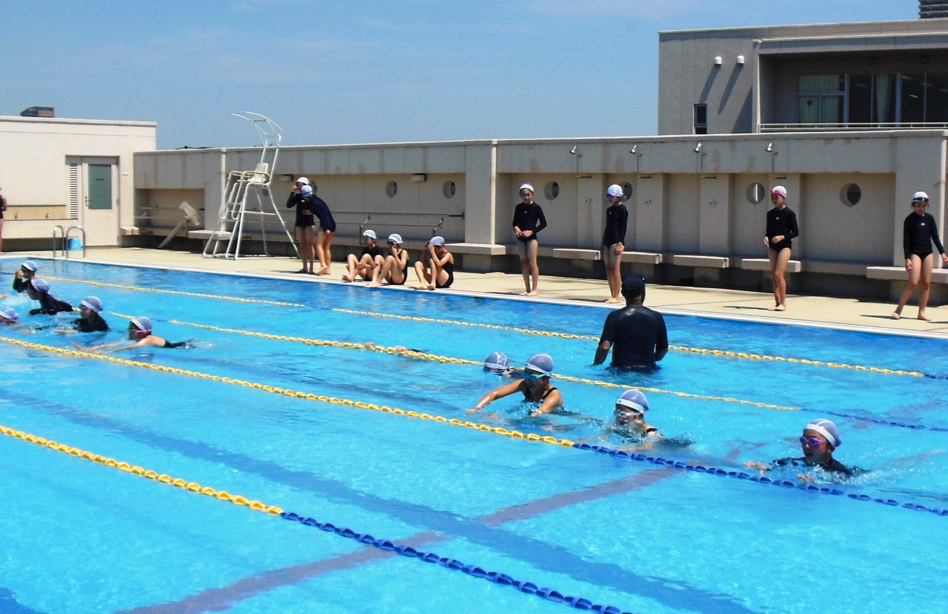 女子　中学　水泳 プールの季節到来！ | 国府台女子学院